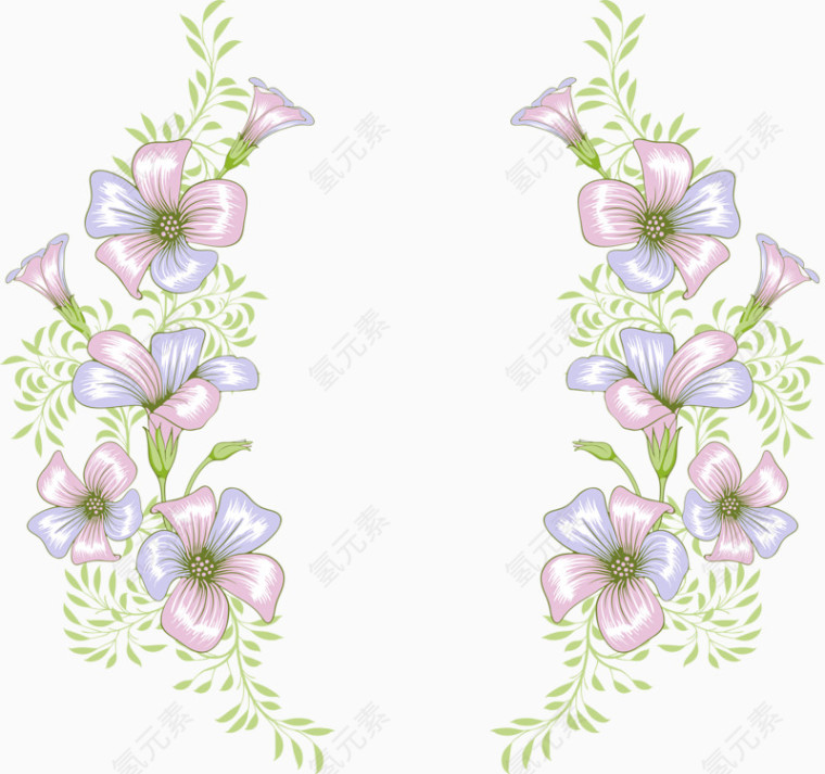 百合花花纹
