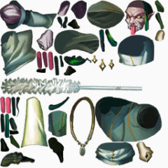 手绘古典卡通素材