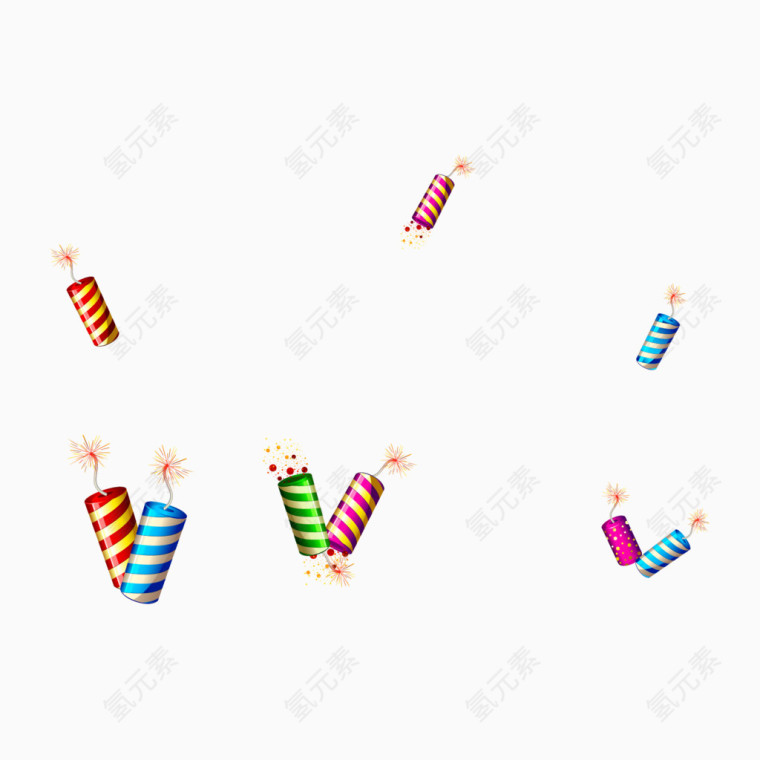 精美新年礼花