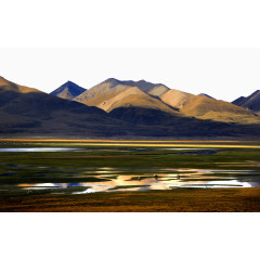 西藏景区念青唐古拉山