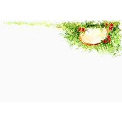 花草编制的花环