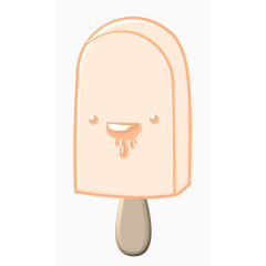 粉色雪糕立体感