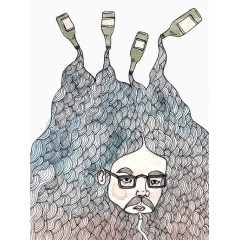 喝醉了的男人