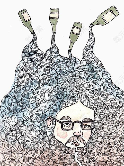 喝醉了的男人