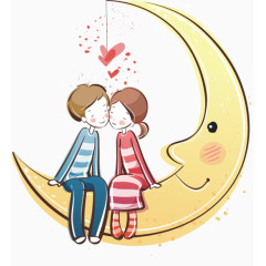 在月亮上的情人