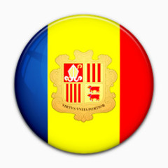 国旗的安道尔world-flag-icons