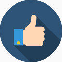 竖起大拇指图标