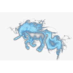 烟雾独角兽图片