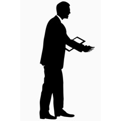 欢呼人物剪影免抠PNG透明素材