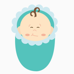可爱婴儿卡通素材