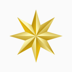金色五角星