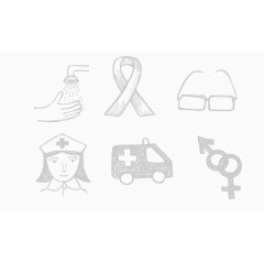 粉笔手绘医院标识