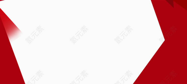红色不规则形状海报背景