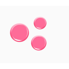 扁平化立体质感粉色圆图标标签