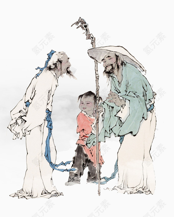 孔子传学