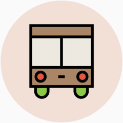 立体图标交通工具矢量图