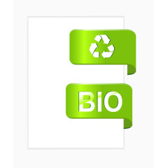 绿色图标标签元素