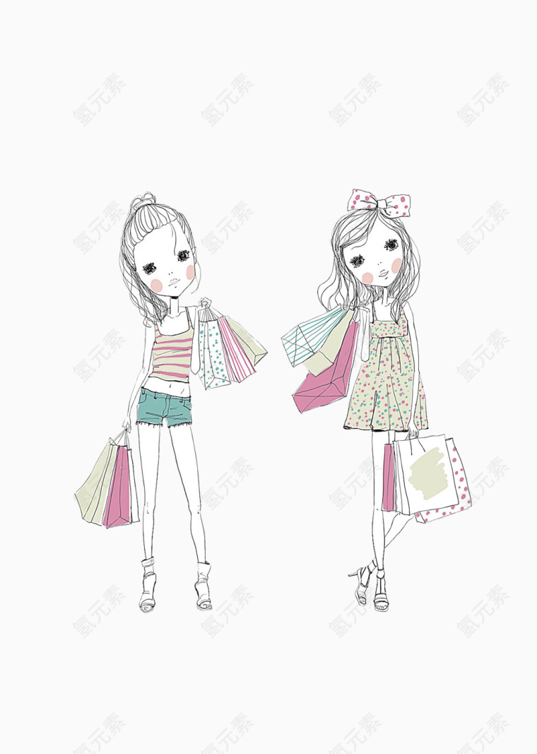 购物的女性