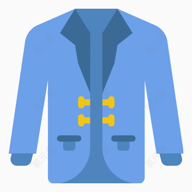 扁平卡通衣服素材