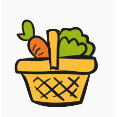 手绘食物 美食 蔬菜