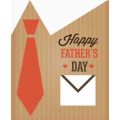 父亲节快乐领带信件