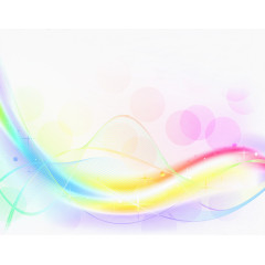 光效圆圈粉色黄色