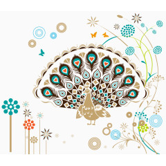 简约彩色员工吊牌矢量图