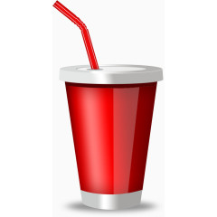 红色可乐杯