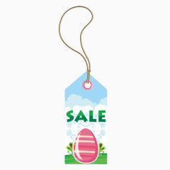 卡通装饰彩色吊牌