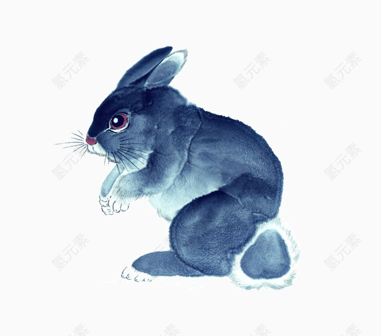 十二生肖水墨画素材