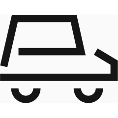 简约手绘小车图标