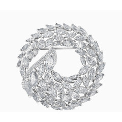 施华洛世奇首饰白胸针