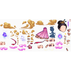 卡通古典素材中国风