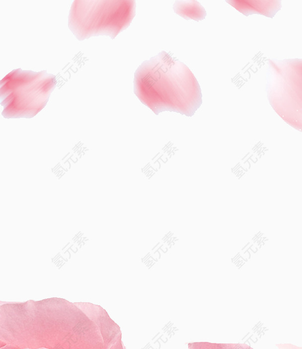 花瓣飞落