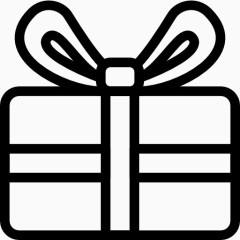 圣诞节礼物盒图标