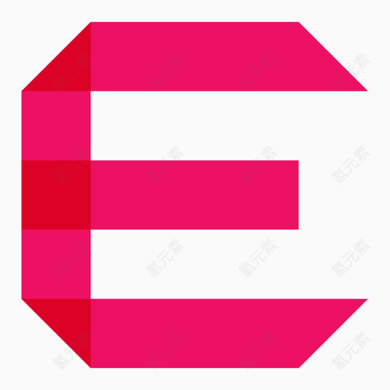 彩带字母 