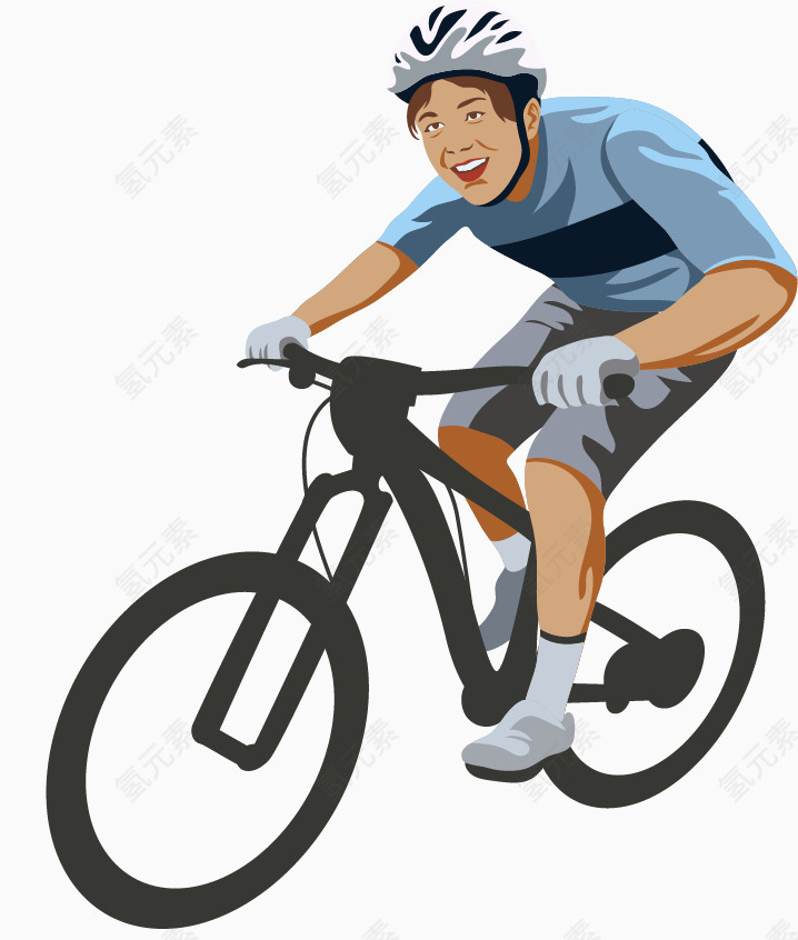 骑行的人 