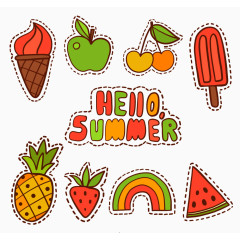 卡通菠萝图片素材