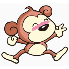 卡通小猴子