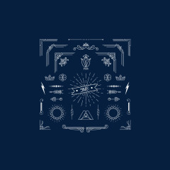 精美花纹边框装饰元素矢量素材