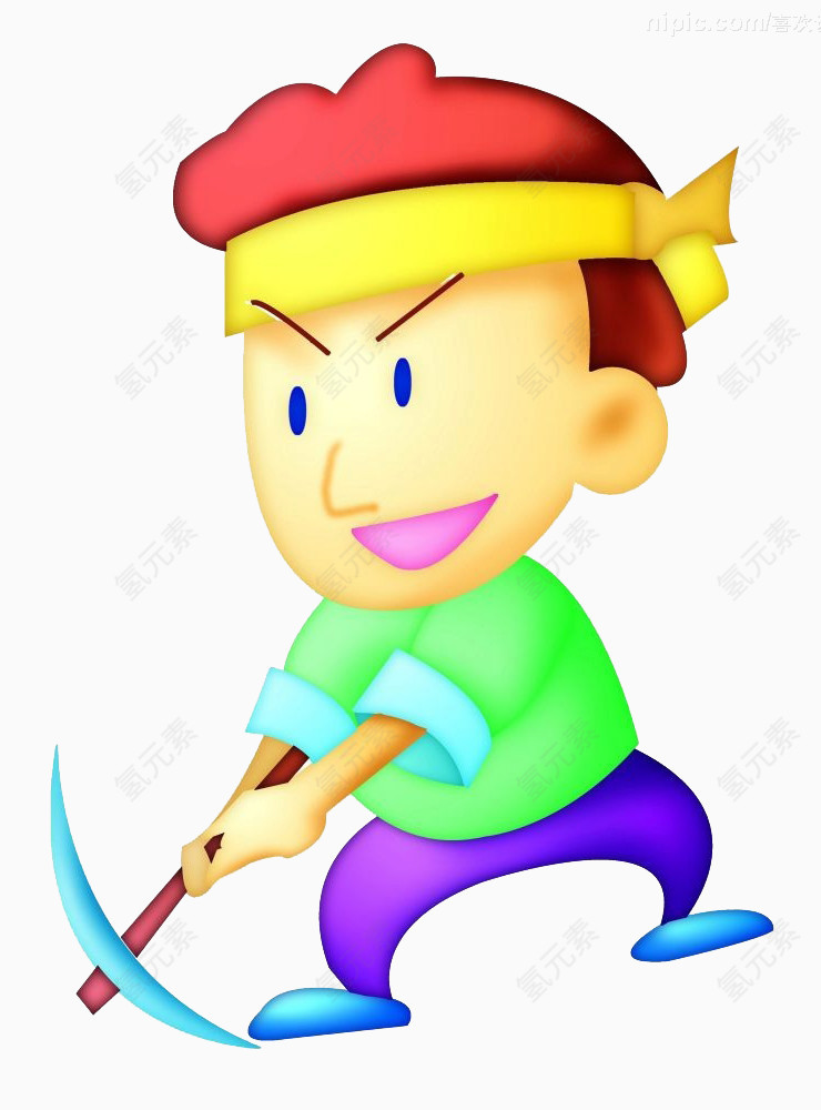 卡通男孩