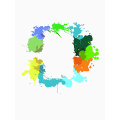 涂鸦相框矢量图