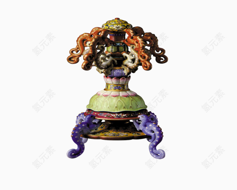 古董花瓶图片