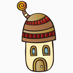 卡通童话小房子