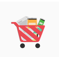 装满商品的购物车