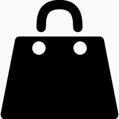 电子商务购物袋图标