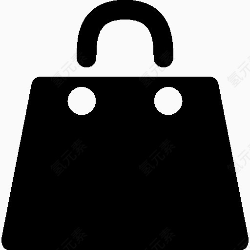 电子商务购物袋图标