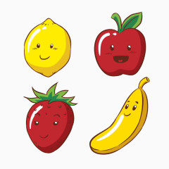 卡通手绘水果