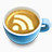 四十八图标拿铁咖啡RSS社会latte_social_icons