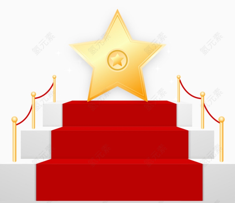领奖台矢量图